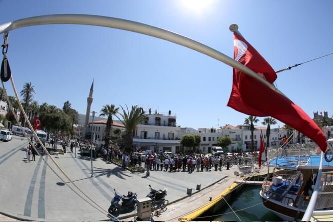 The start of stage 6 of the Tour of Turkey