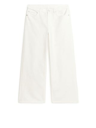 Cloud Low Loose Jeans - White - Arket Gb