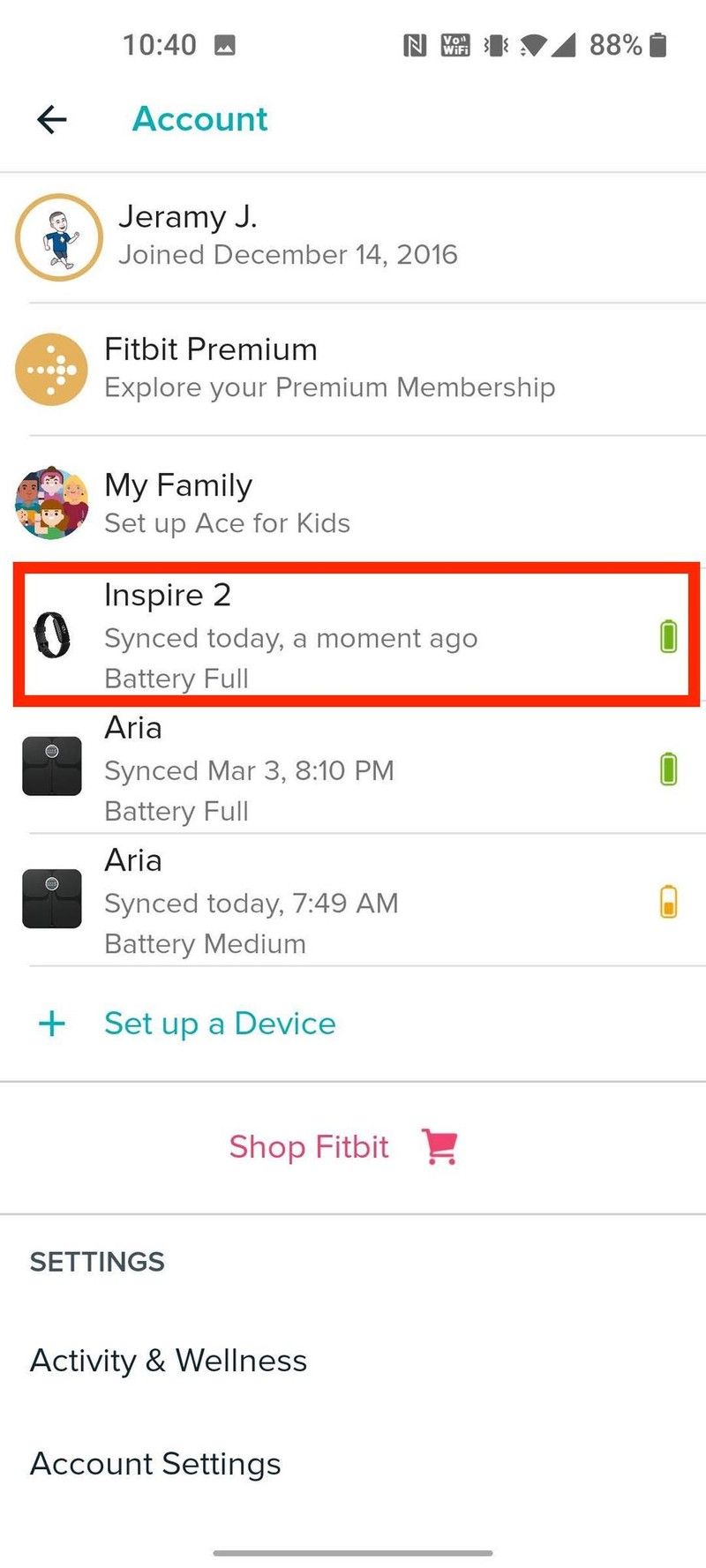 How to find your lost Fitbit Inspire 2 through the Tile tracker app