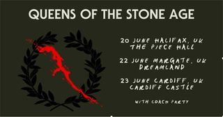 Queens Of The Stone Age tour poster