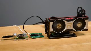 Raspberry Pi 5 accelerates LLMs using an eGPU