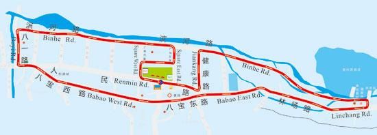 Tour of Qinghai Lake - Stage 6 Map