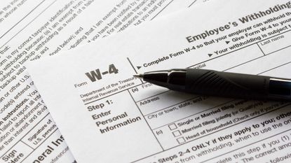 picture of a W-4 form