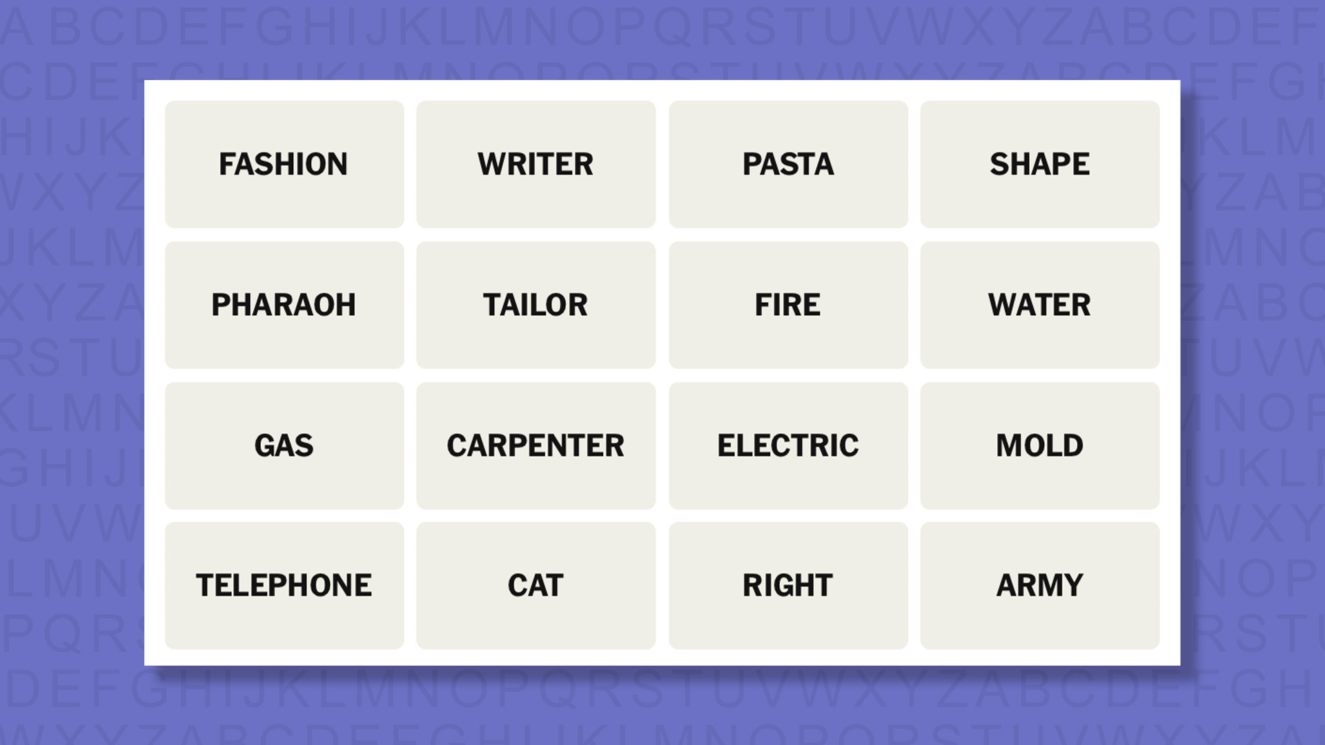 NYT Connections hints for game 864 on a purple background