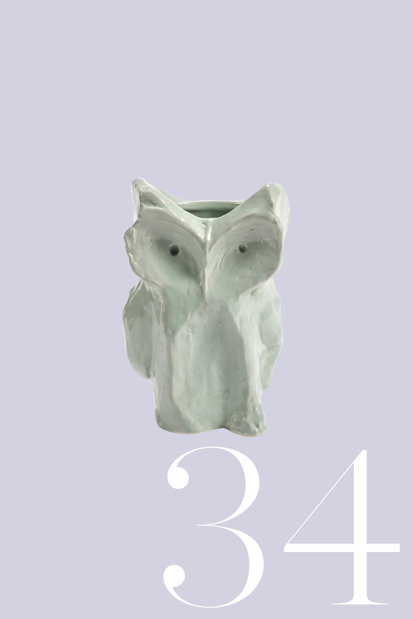 Serax Us Inc, Owl Vase After Midnight