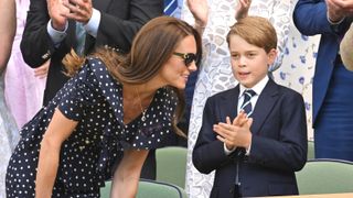 Prince George and Kate Middleton at Wimbledon