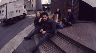 (from left to right) Matt Cameron, Chris Cornell, Kim Thayil and Ben Shepherd, pictured in Tokyo, Japan on February 8, 1994