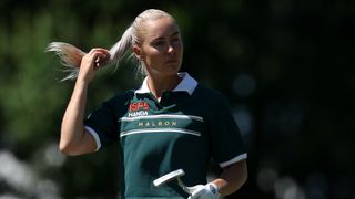 Charley Hull wearing Malbon at the US Women's Open