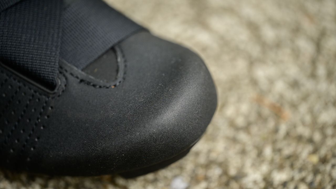 Fizik Tempo Powerstrap R5 detail showing lack of toe protection