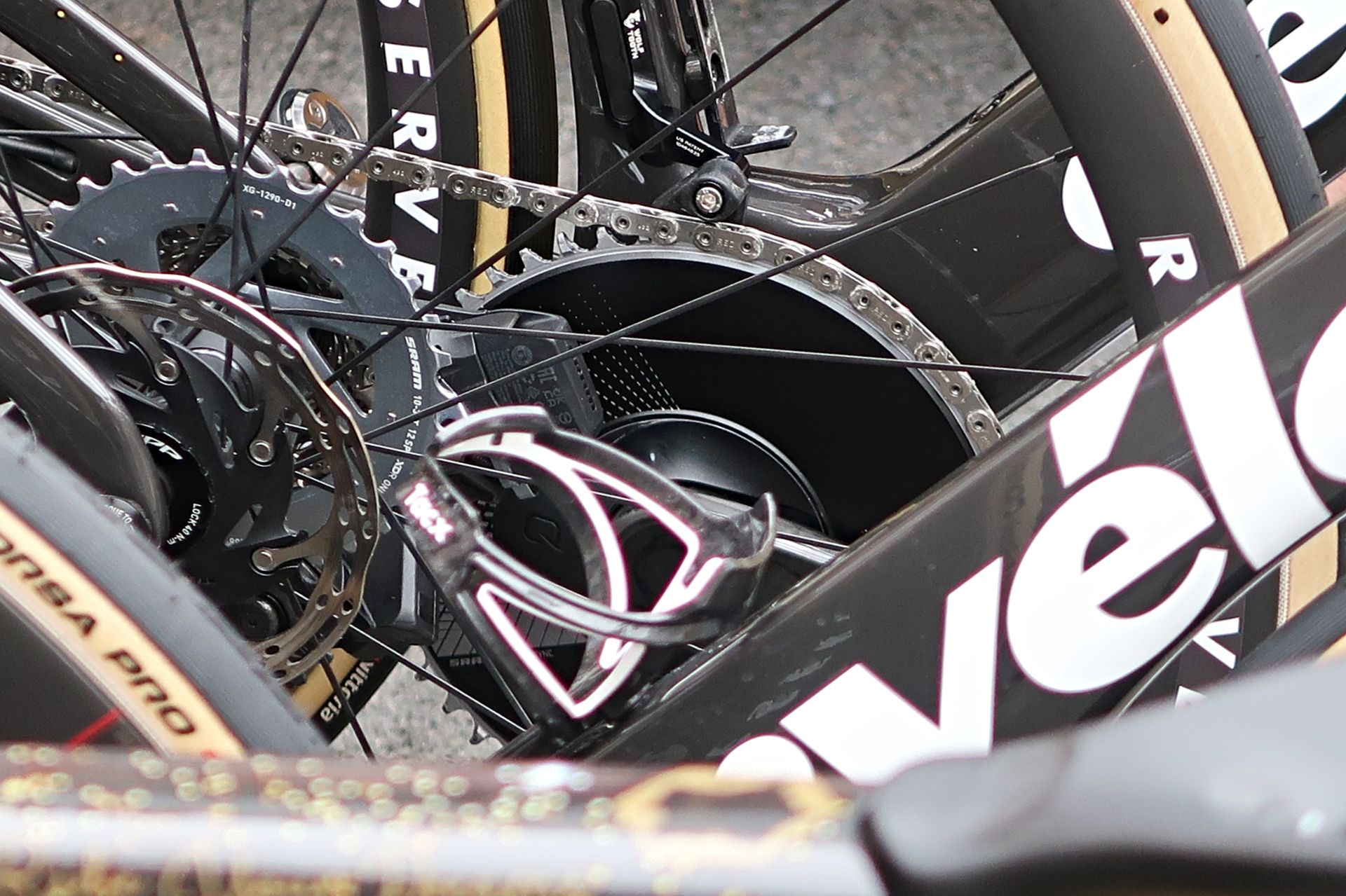 Jonas Vingegaard's 1x drivetrain
