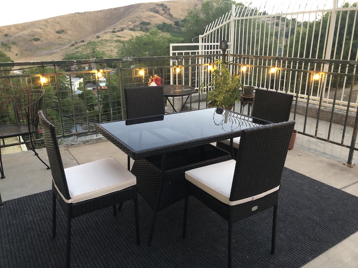 Tangkula Wicker Patio Set