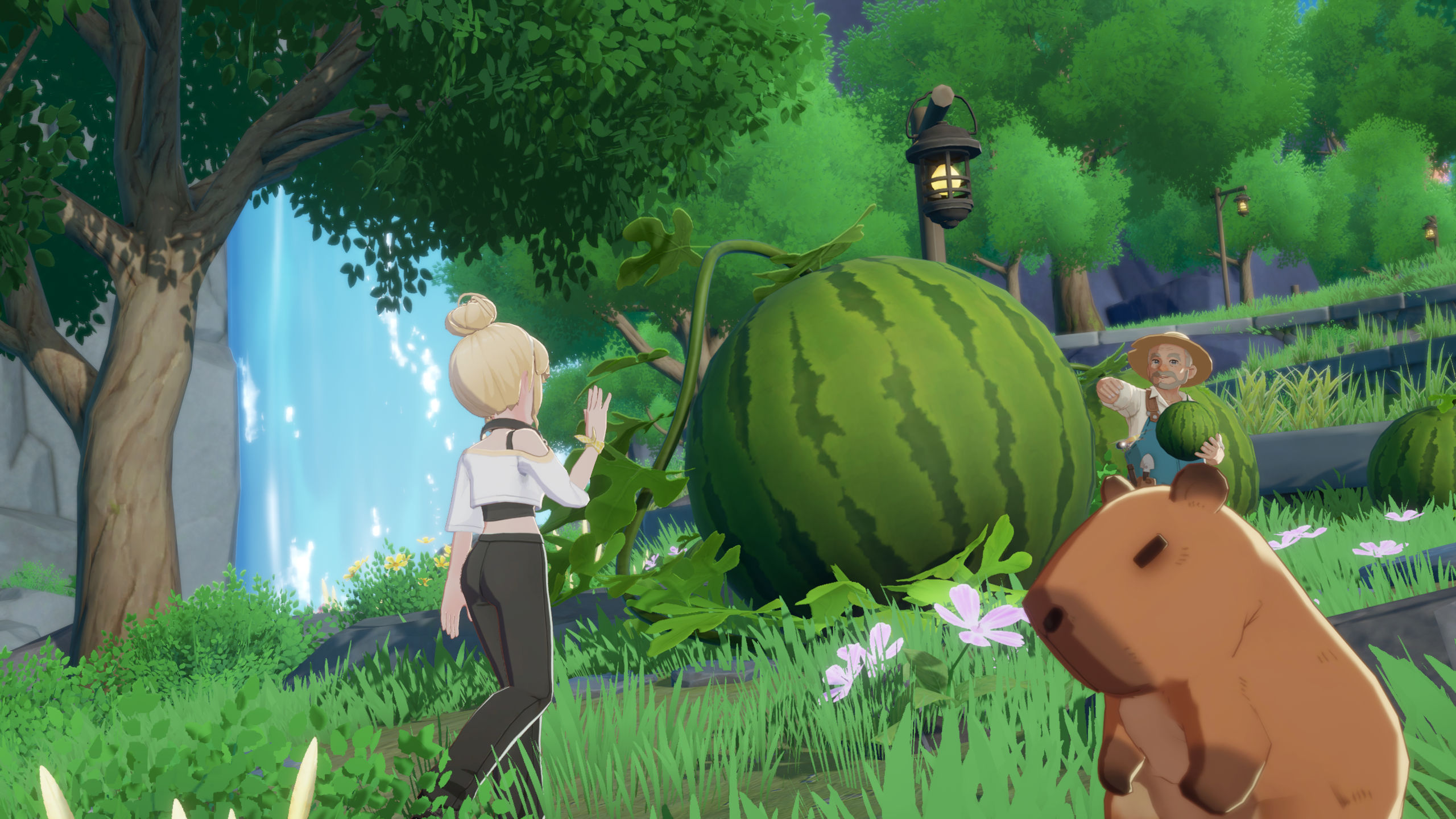 Starsand Island borrows from the best gameplay mechanics of the farming and life sim genres and then washes it over with an anime art style and Studio Ghibli-esque color palette.