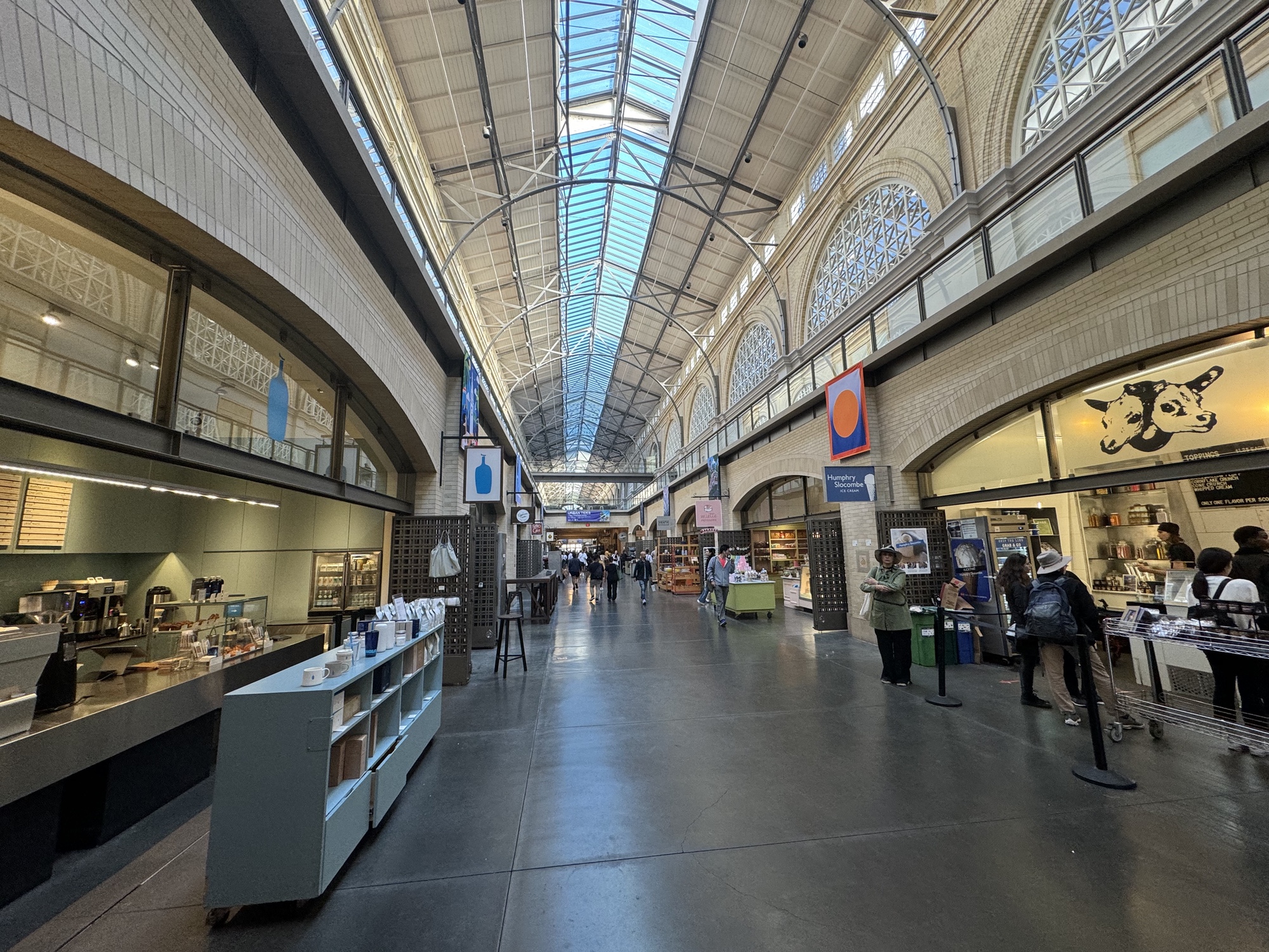 Ferry Building interior photo by iPhone 15 Pro