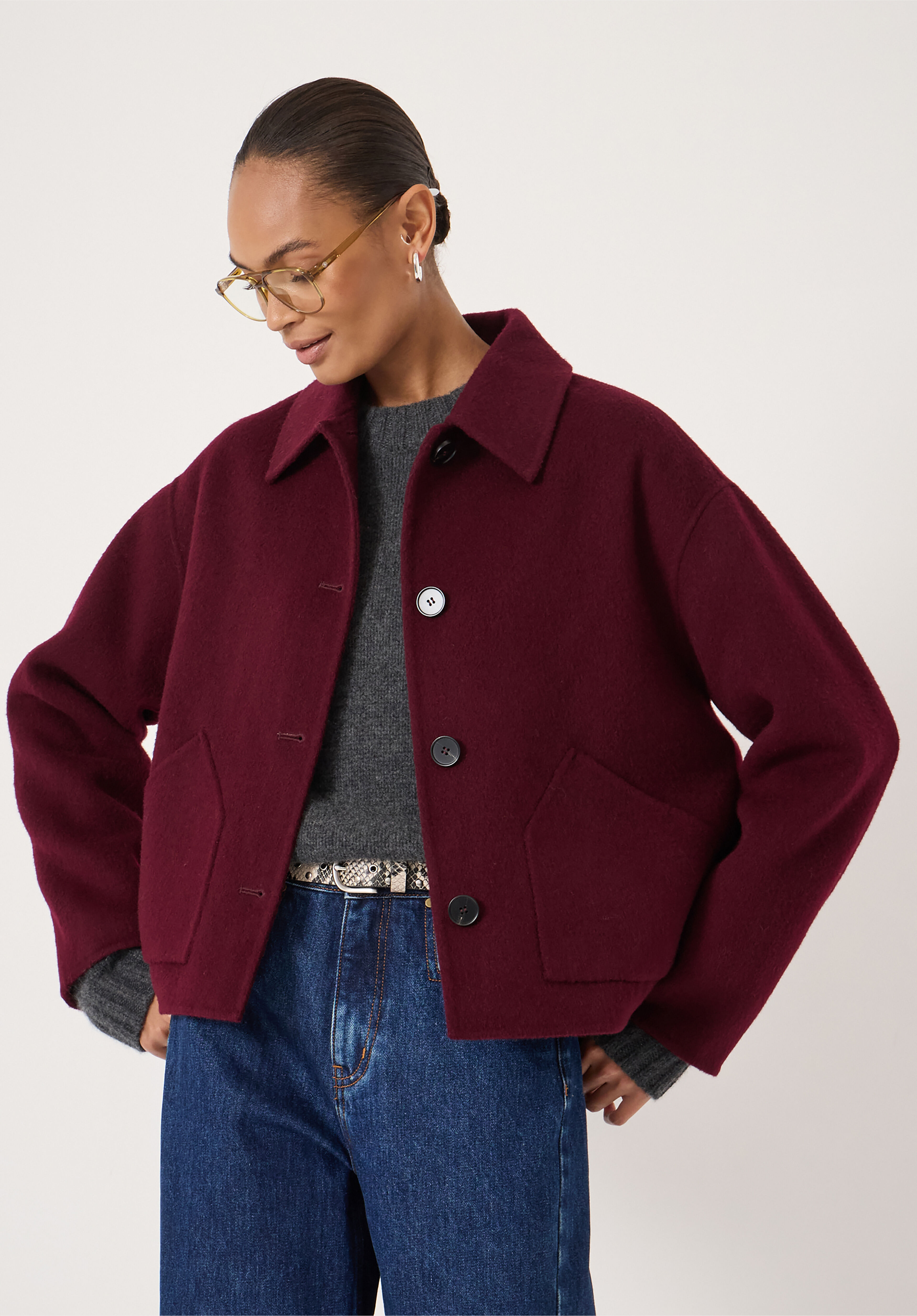 Pure Wool Double Faced Jacket