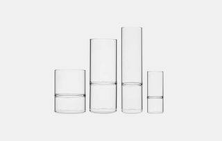 'Revolution' rocks and martini glass, set of two by Fferrone Design
