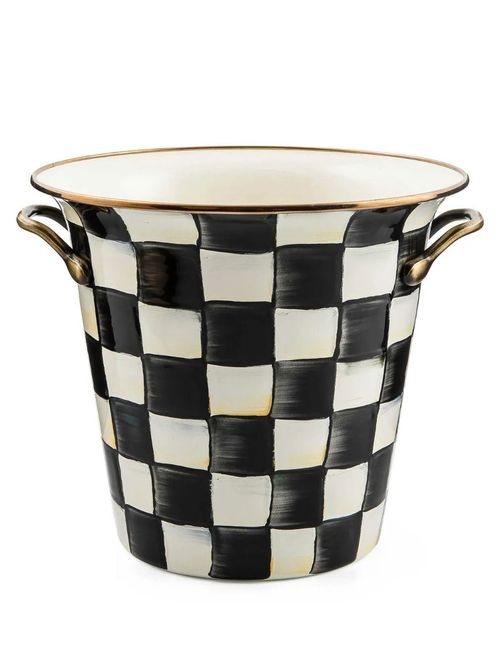 MacKenzie-Childs Courtly Check Enamel Wine Cooler