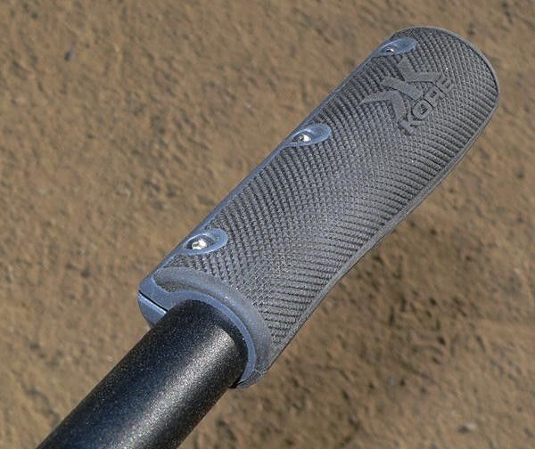 Kore's unique grip design supposedly offers a little more leverage for technical situations.