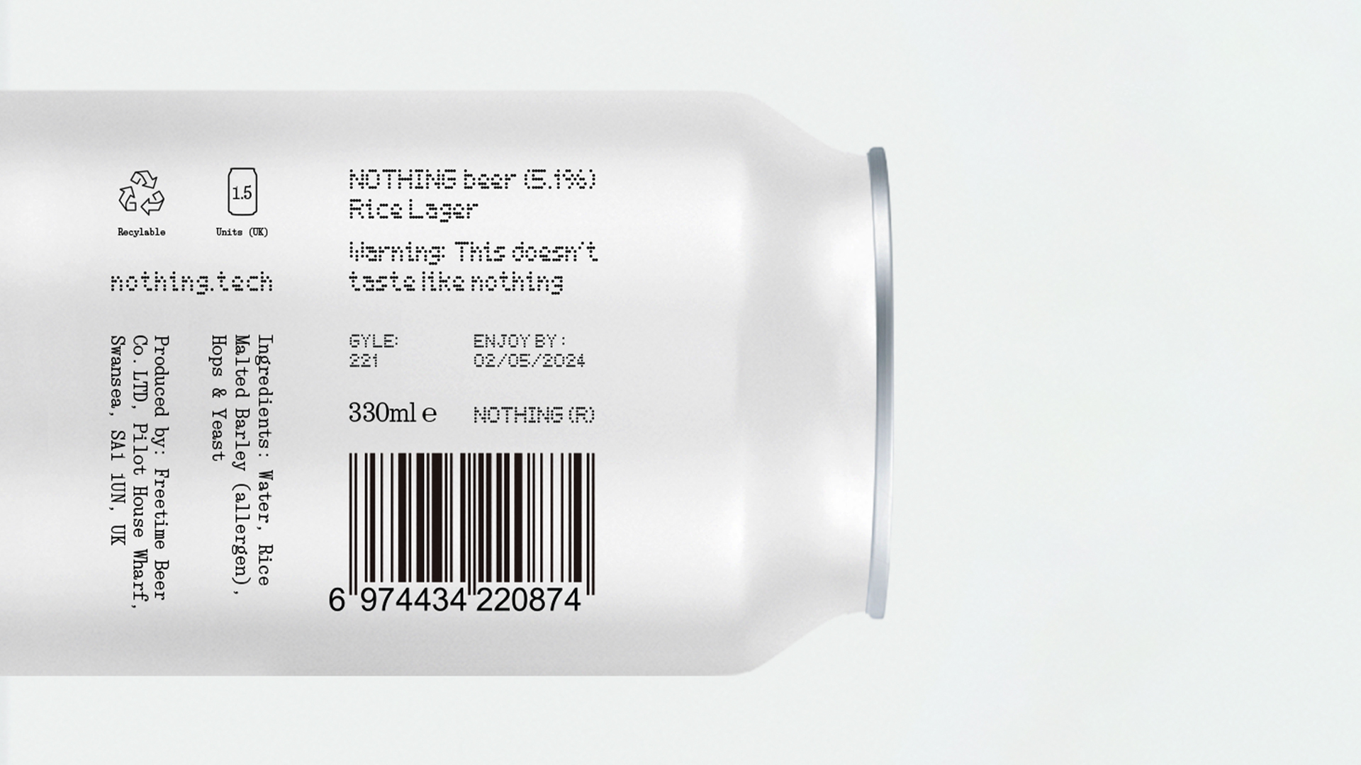 Cult tech brand Nothing has launched a beer - and it's brew-tiful
