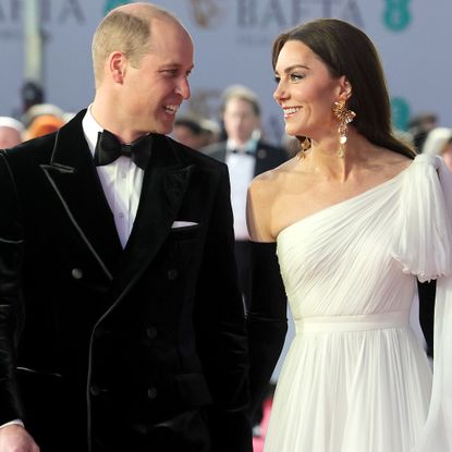 Kate and William attend the EE BAFTA Film Awards 2023 at The Royal Festival Hall on February 19, 2023