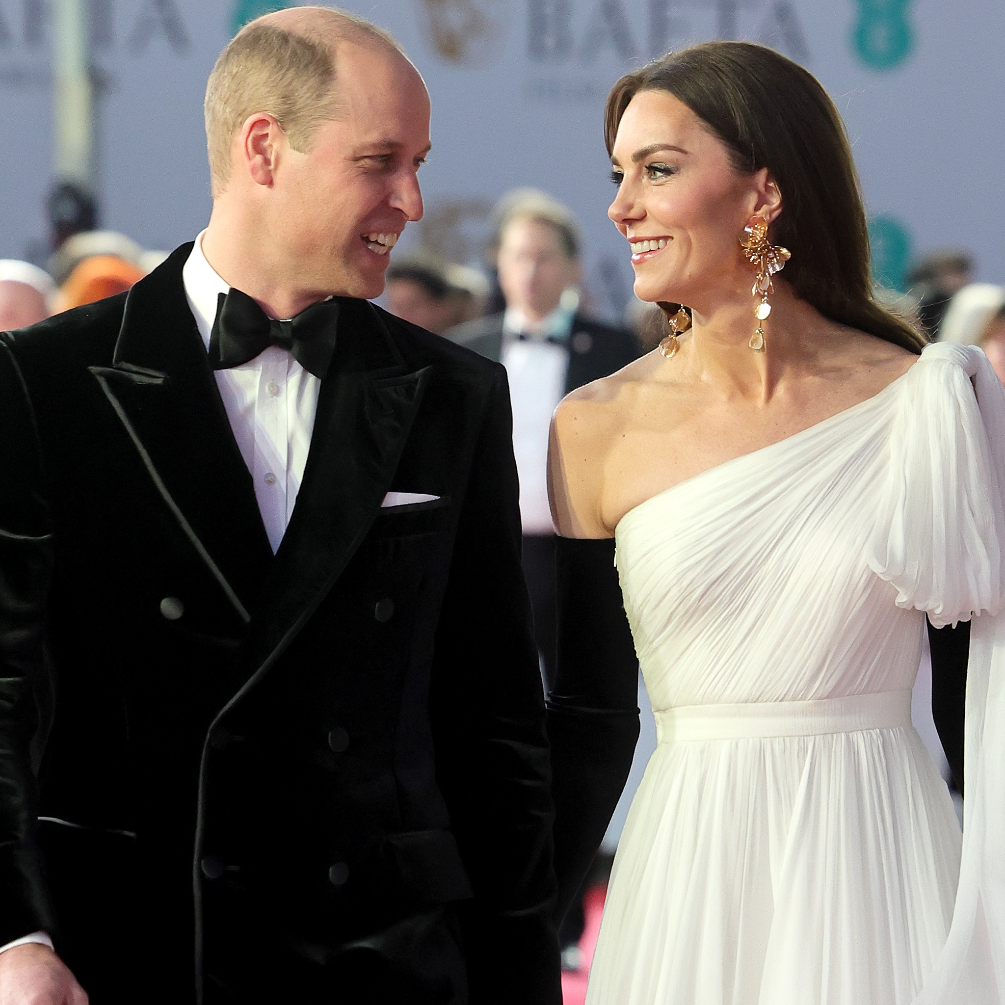 Kate and William attend the EE BAFTA Film Awards 2023 at The Royal Festival Hall on February 19, 2023