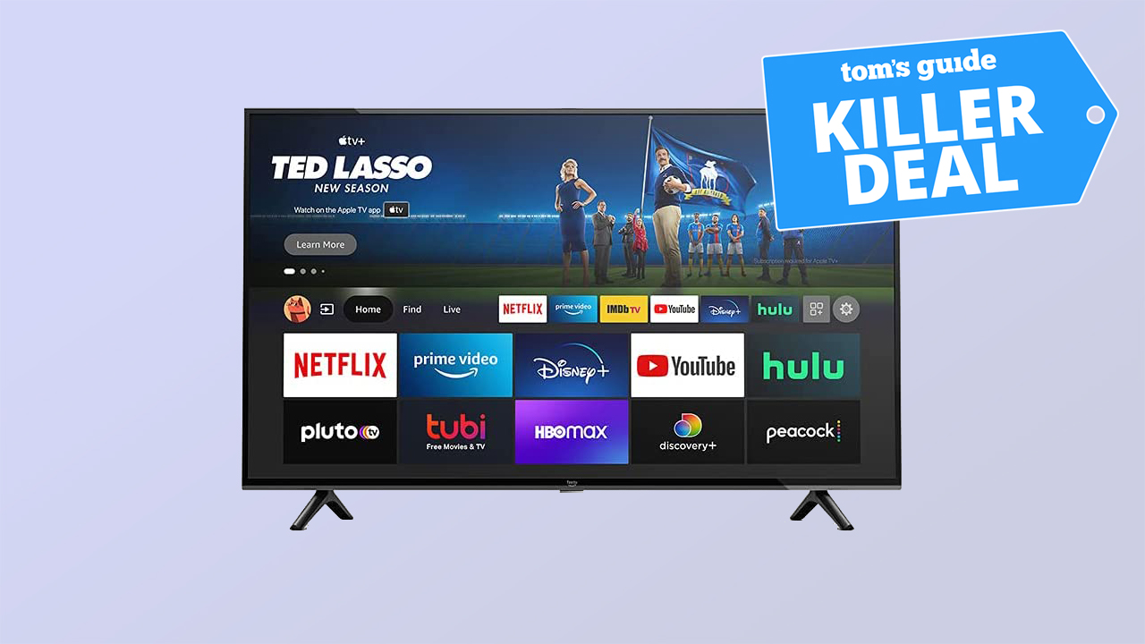 Amazon Fire TV 4K uz purpursarkana fona