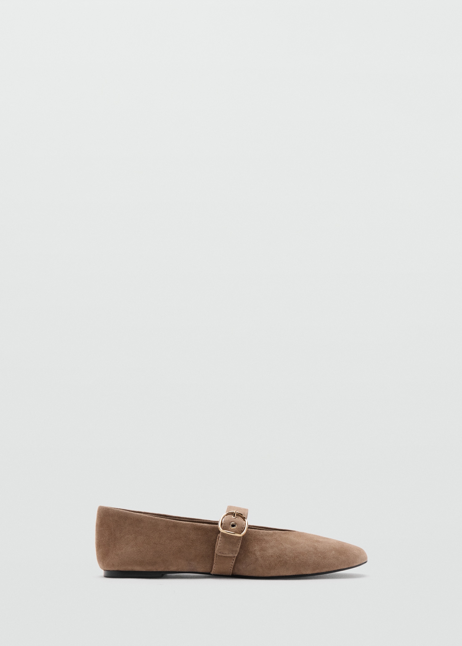Suede Leather Ballet Flats - Women | Mango United Kingdom