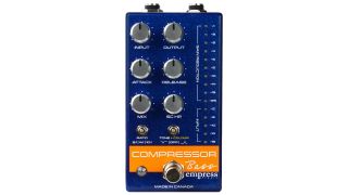 An Empress Effects Bass Compressor guitar pedal