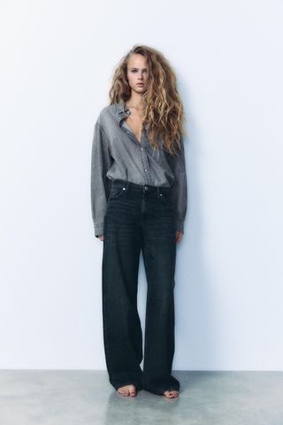 Trf Relaxed Low-Rise Jeans