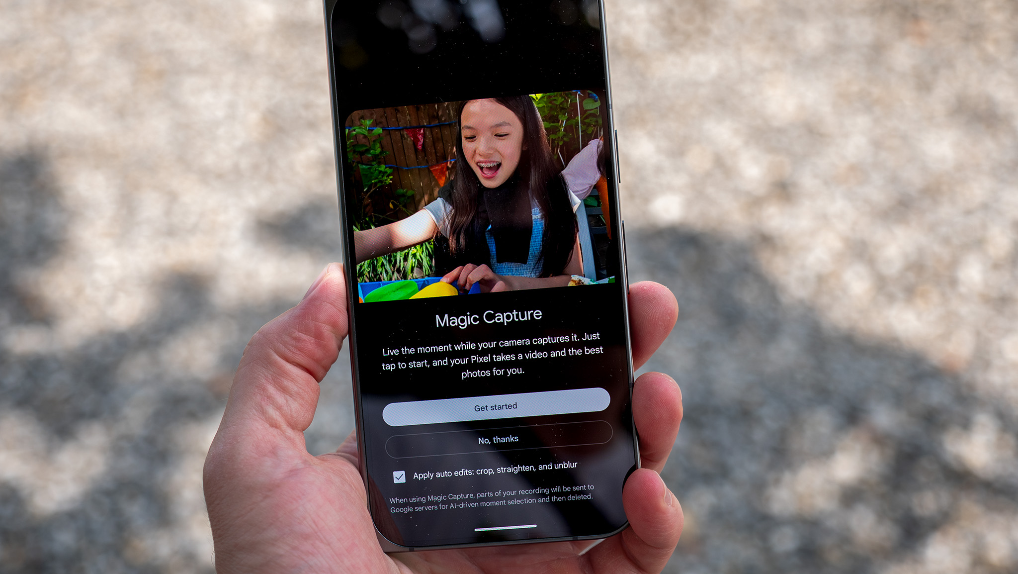 Magic Capture on a Google Pixel 11 Pro Fold