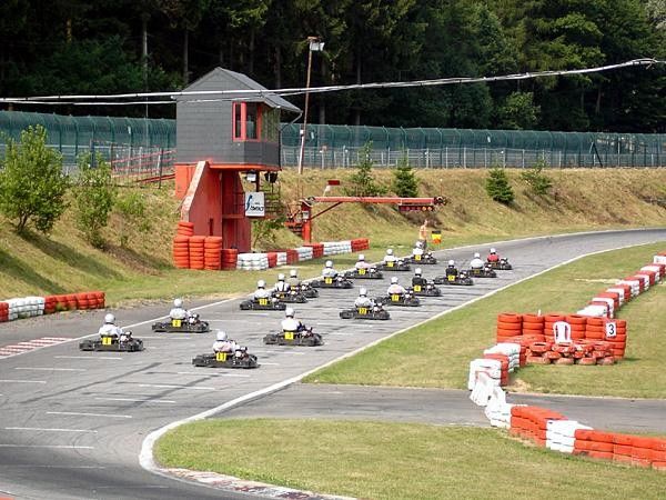 Lined up for the final race