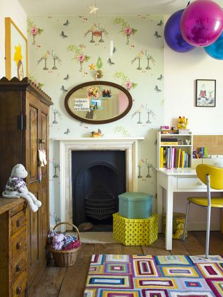 child's room with vintage details in a Grade II listed Georgian townhouse