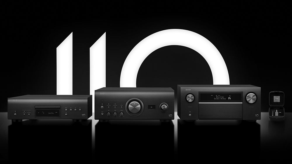 Denon marks 110 years with new stereo and AV amps, SACD player and cartridge