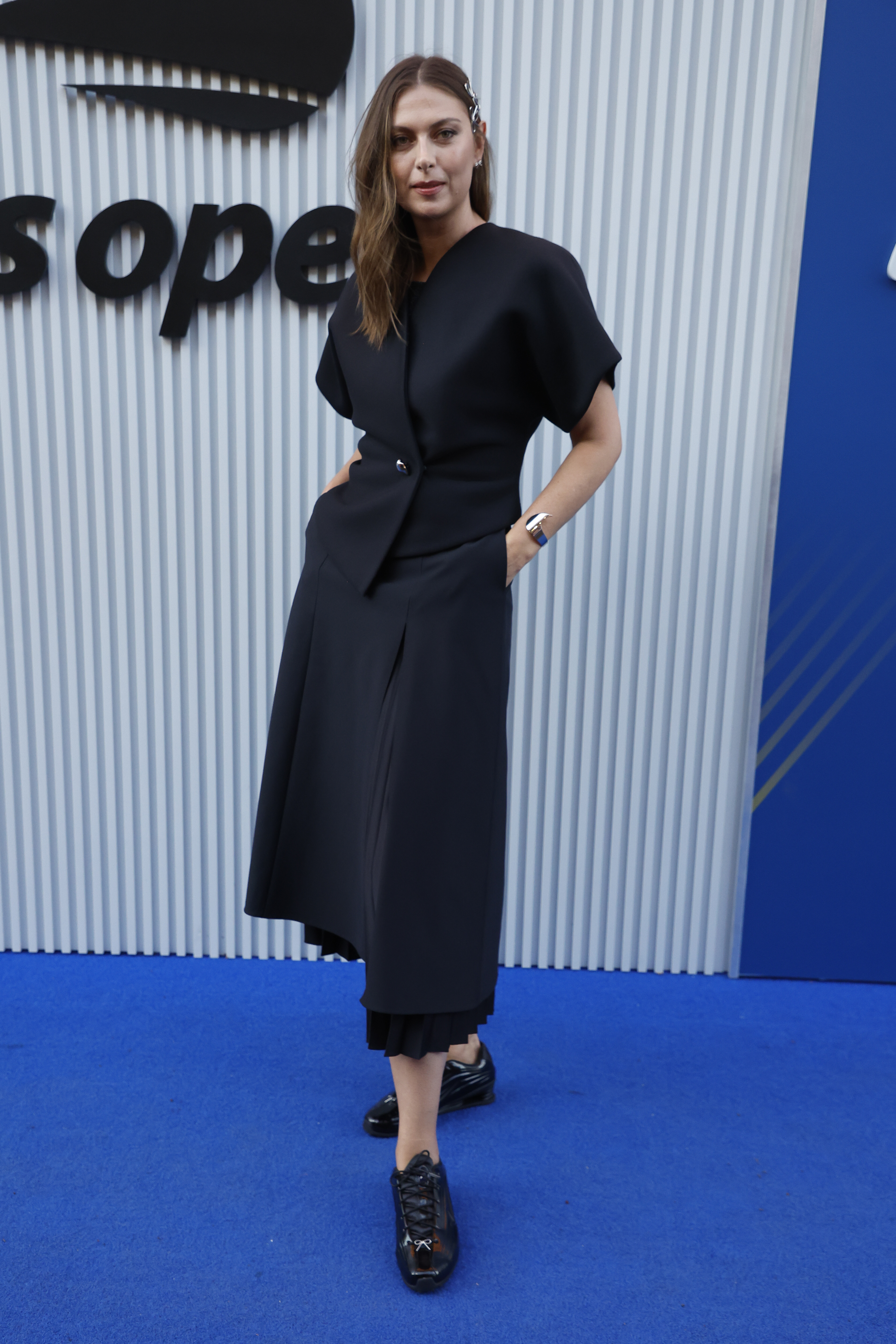 celebrities arrive at the 2025 us open