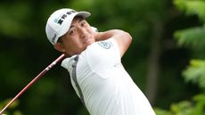 C.T. Pan takes a tee shot at the 2024 John Deere Classic