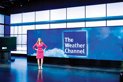 Video Wall Transforms The Weather Channel Studio