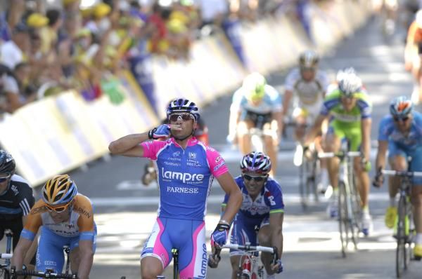 Alessandro Petacchi (Lampre-Farnese Vini) was dominant in the sprint in Reims