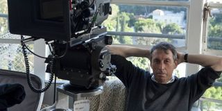 Ivan Reitman on the set of No Strings Attached