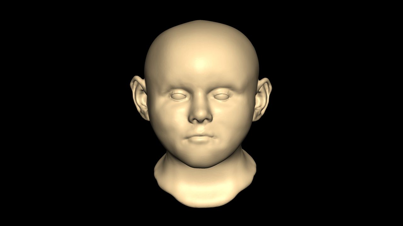 Digital reconstruction of one of the 17 Jewish victims