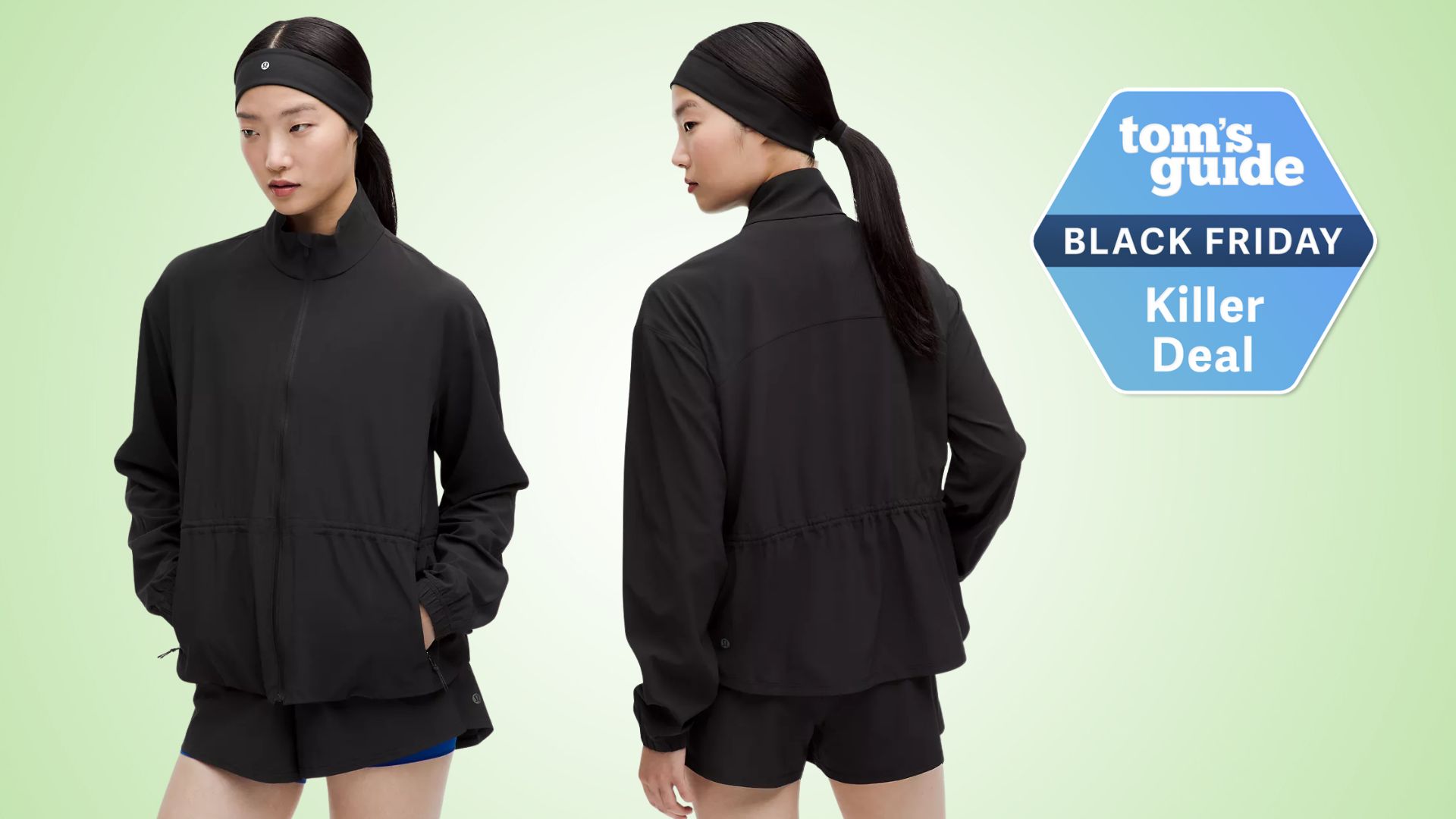 the Lululemon UV-Protective Cinch-Waist Running Jacket