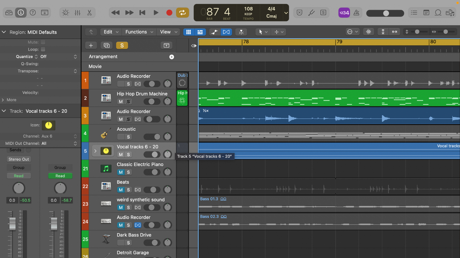 Logic Pro X screenshot