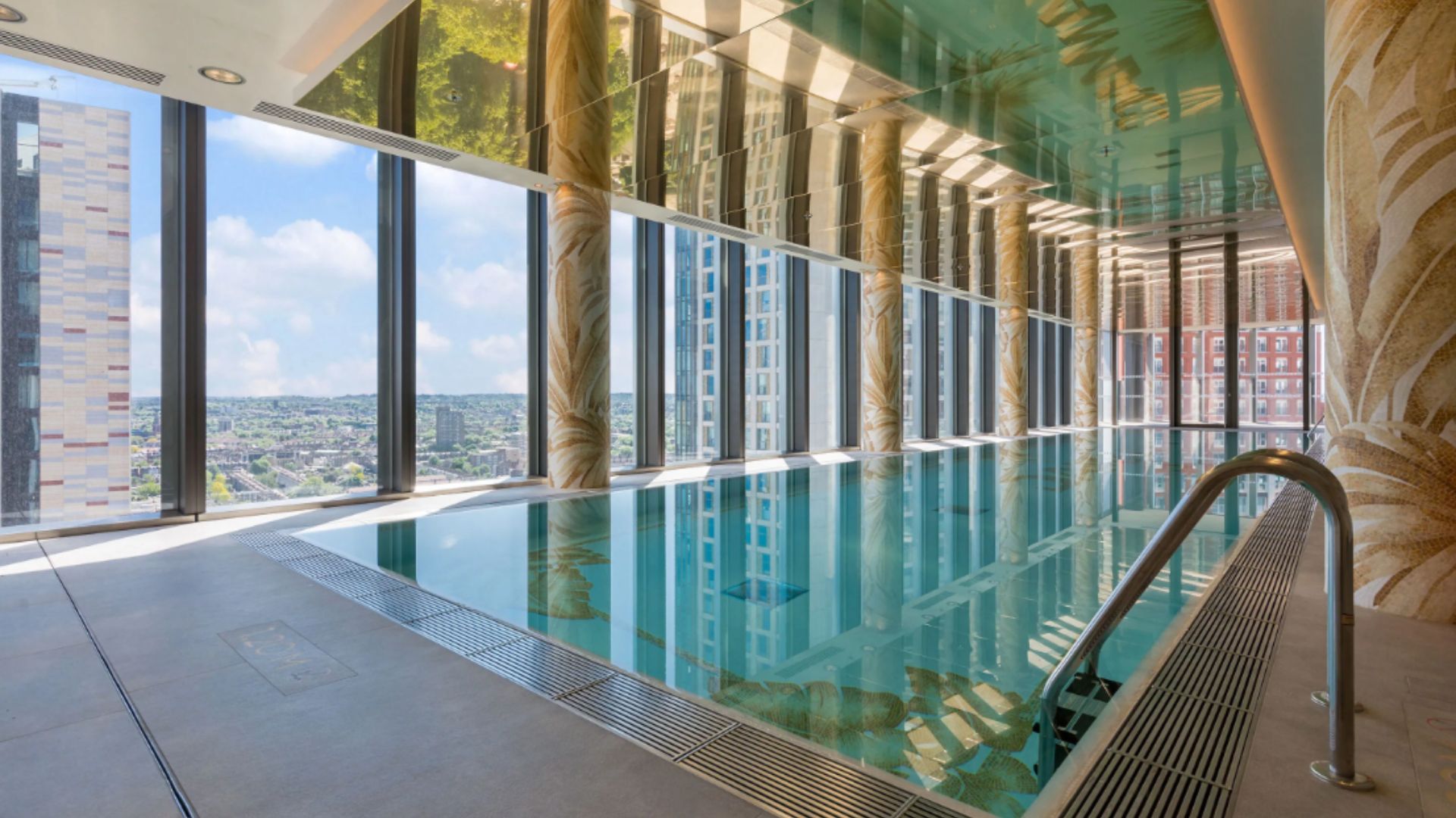 an image of the indoor pool which comes with the penthouse