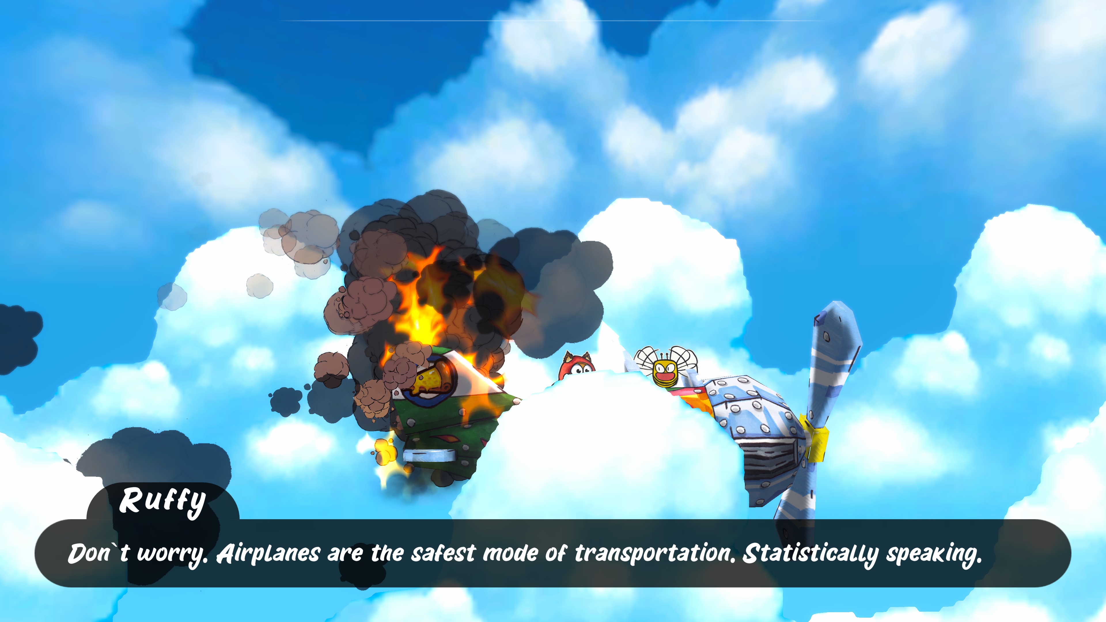 Screenshot of Ruffy and the Riverside running on Xbox Series X.