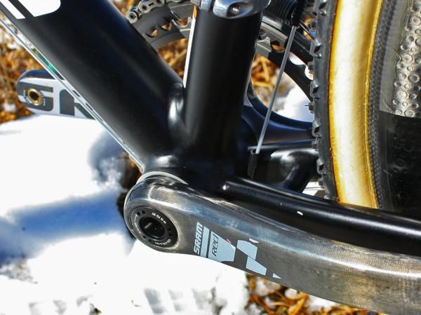 Cannondale pioneered the oversized BB30 bottom bracket standard so it's no surprise to find one here.