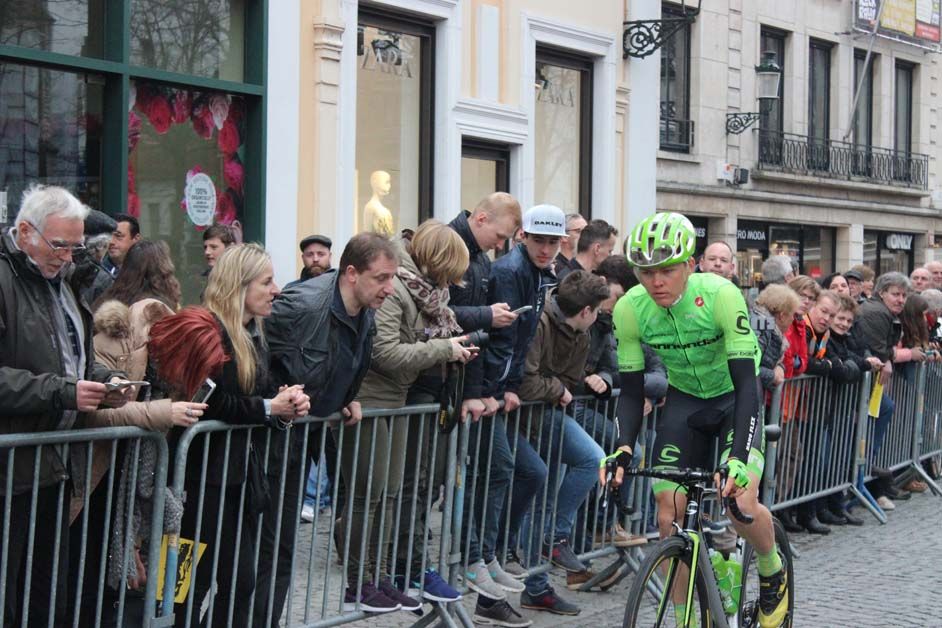 Toms Skujins is riding his first Tour of Flanders