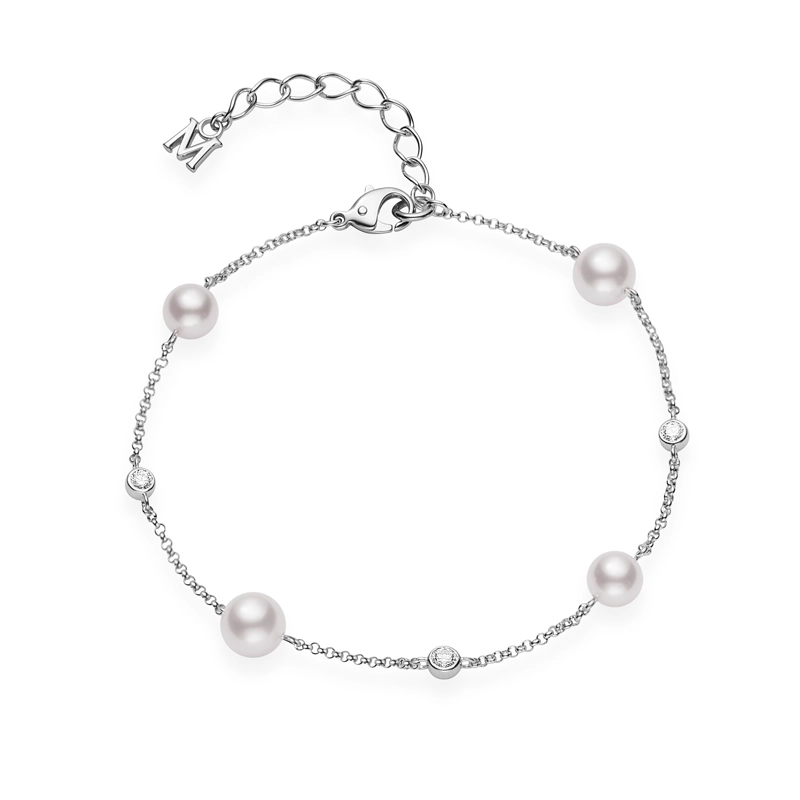 Pearl Bracelet, Station Bracelet - Mikimoto