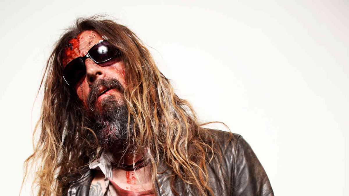 Rob Zombie in a photo studio