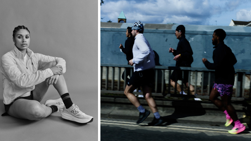 Shots from the New Balance London Run House