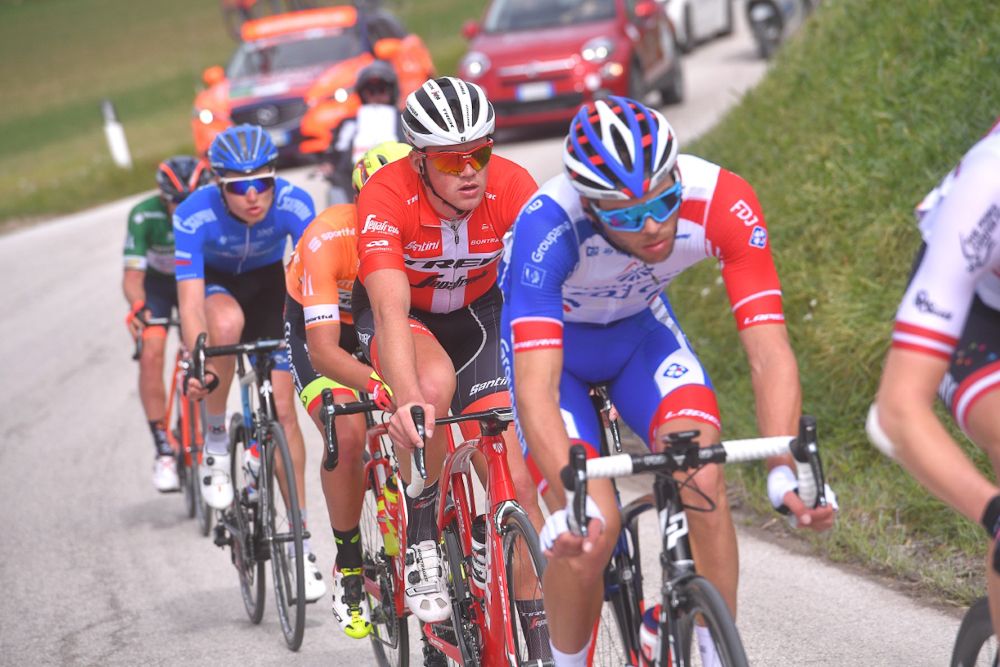 Trek-Segafredo's Mads Pedersen and FDJ's Antoine Duchesne