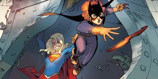 Supergirl and Batgirl in the comics
