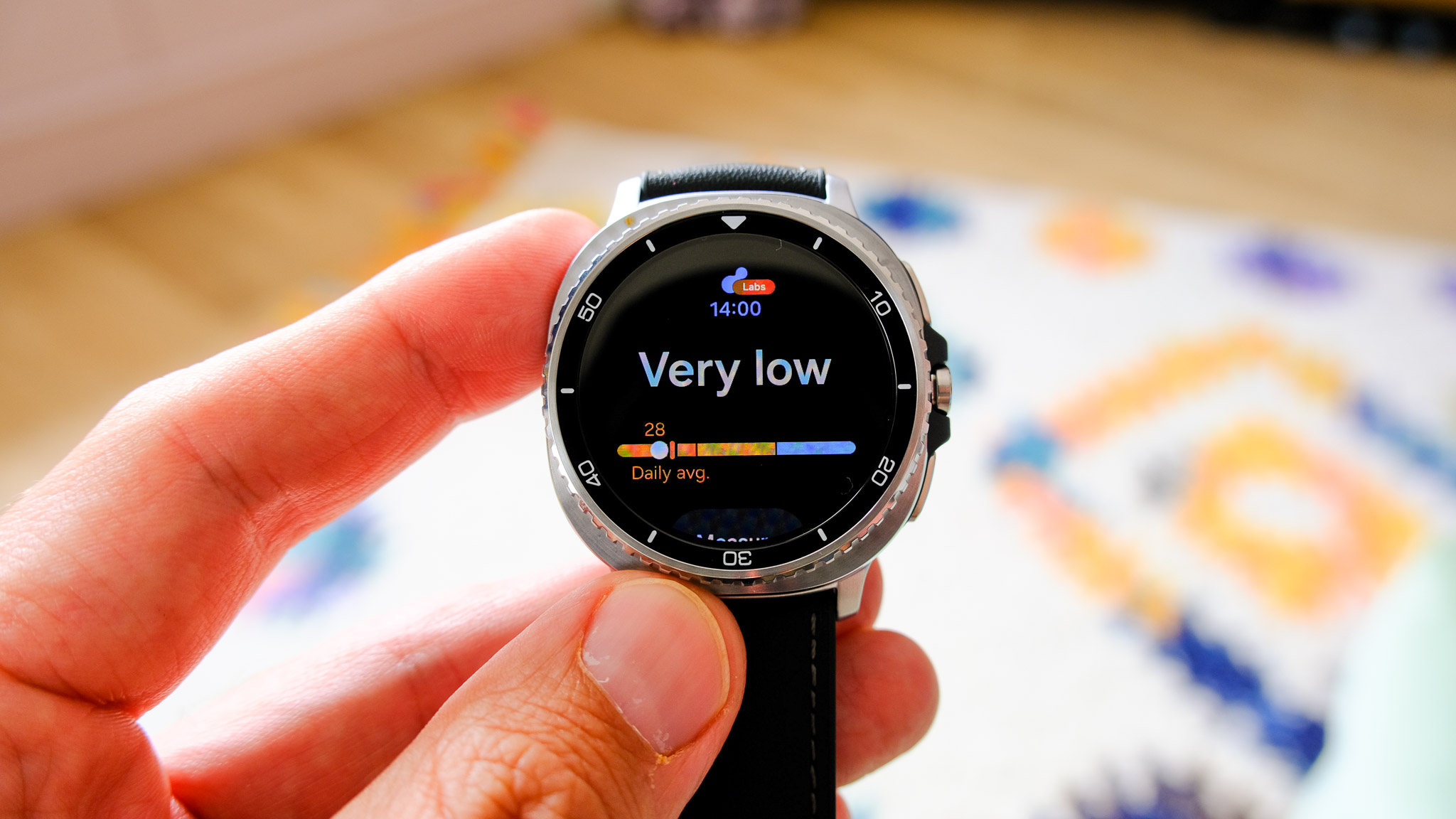 Samsung Galaxy Watch 8 Classic Antioxidant Index feature in use